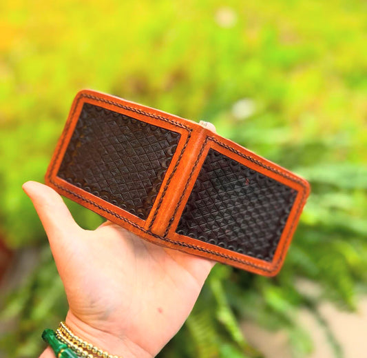 Fully Tooled Cowboy Wallet